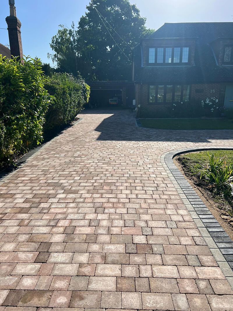 Crazy Paving, Tegula Block Paving and Greenhouse Base Slabs - Canterbury, Kent