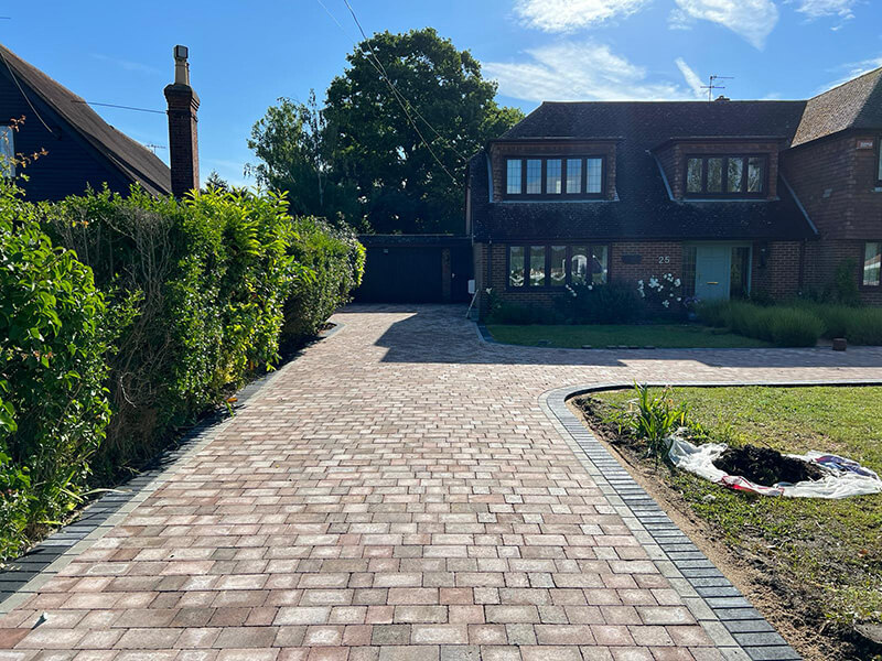 Crazy Paving, Tegula Block Paving and Greenhouse Base Slabs - Canterbury, Kent