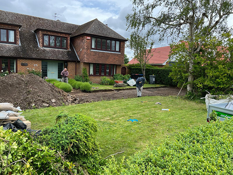 Crazy Paving, Tegula Block Paving and Greenhouse Base Slabs - Canterbury, Kent
