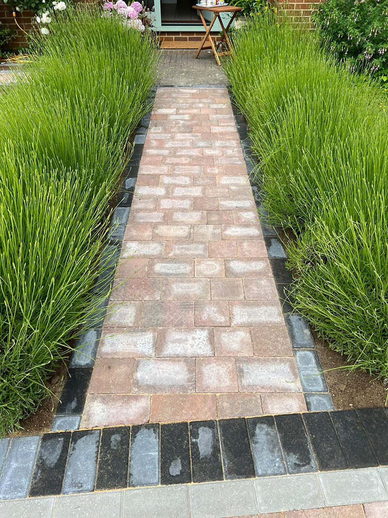Crazy Paving, Tegula Block Paving and Greenhouse Base Slabs - Canterbury, Kent