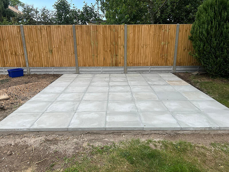 Crazy Paving, Tegula Block Paving and Greenhouse Base Slabs - Canterbury, Kent