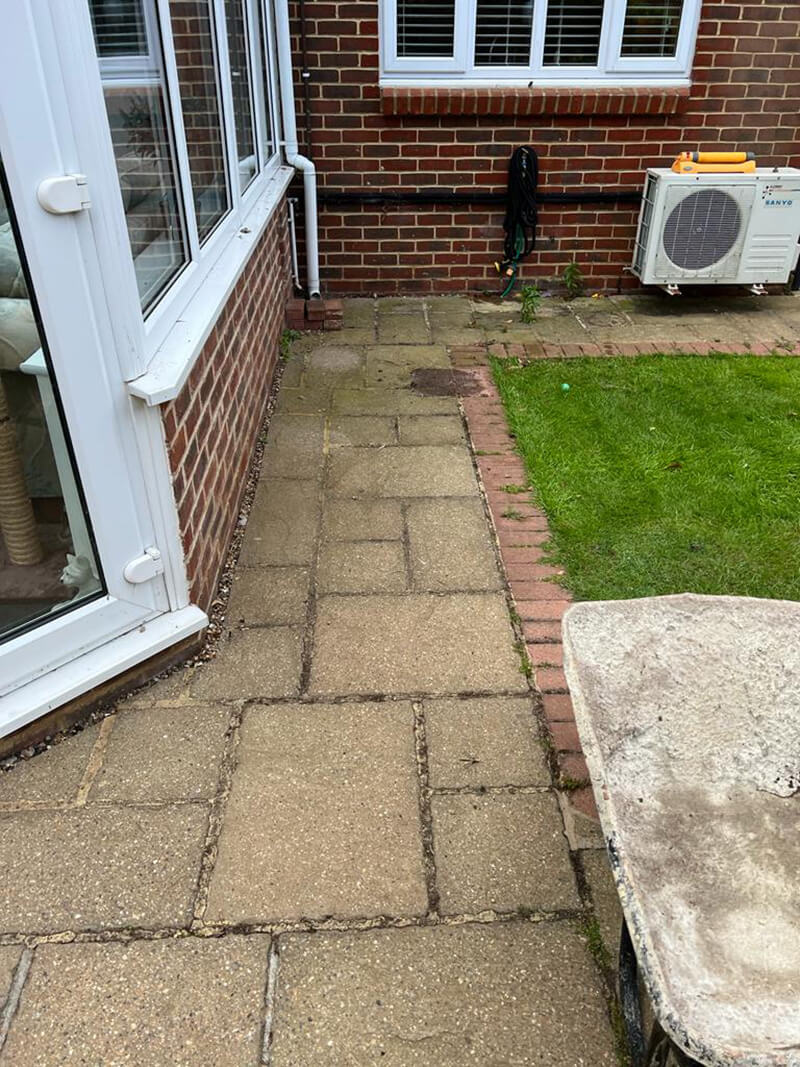 Replacing Old Paving With Porcelain Slabs - Herne Bay, Kent