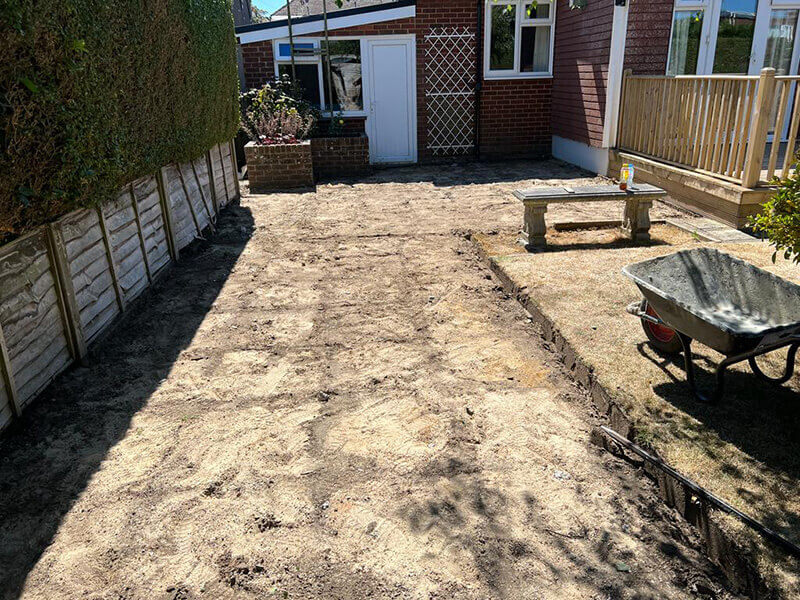 Indian Sandstone and Fencing - Romney Marsh, Kent