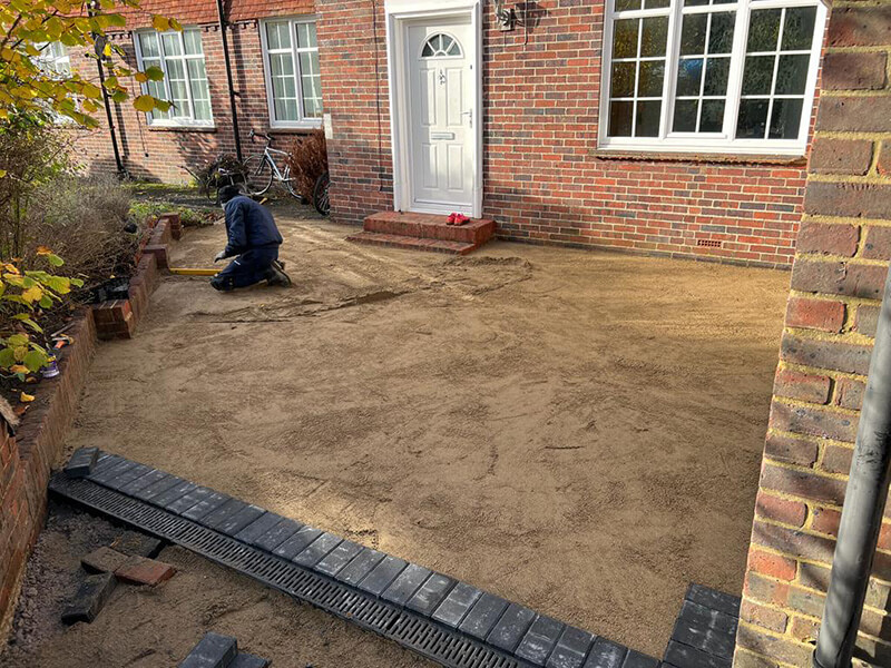 Nice paving and resin bound little project - Sandwich, Kent