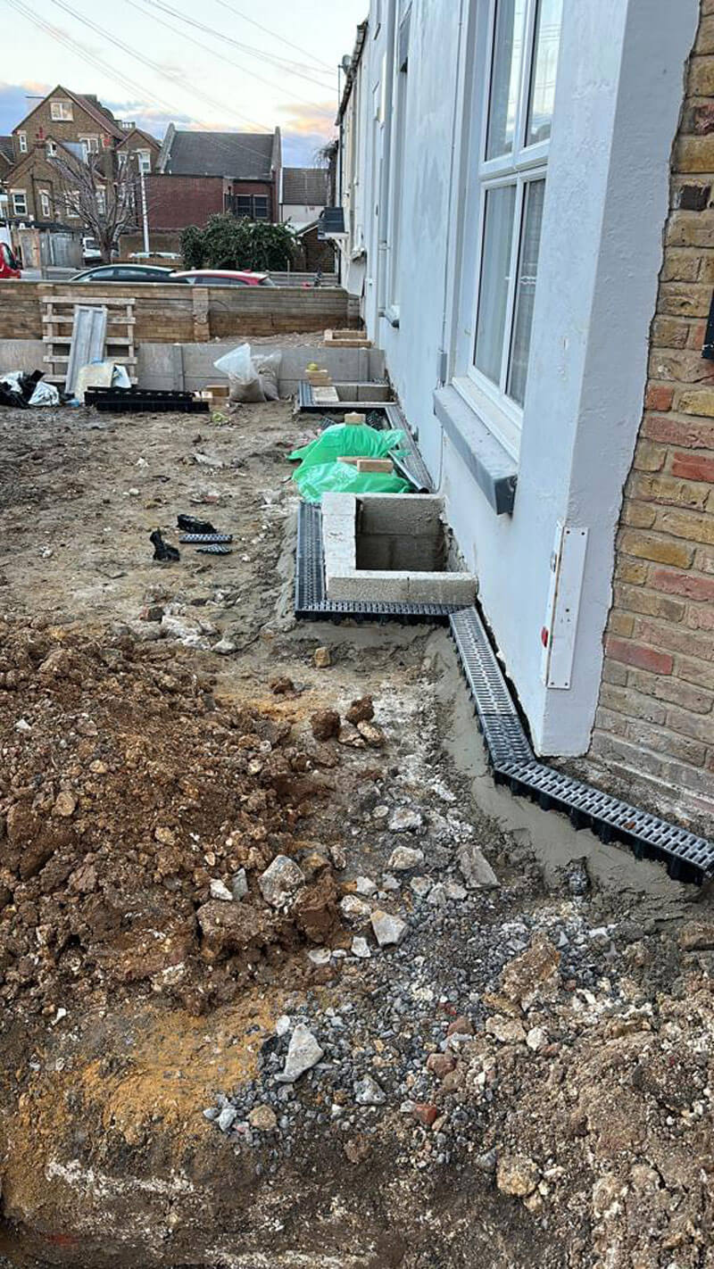 Paving For Two Next-door Properties - Gillingham, Kent