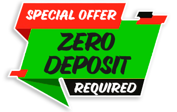 Zero deposit required